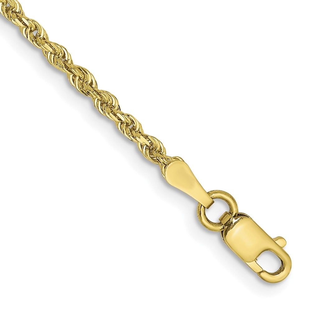 Diamond2Deal 14k Yellow Gold 1.2mm Baby Ball Chain 10inch for Men Women