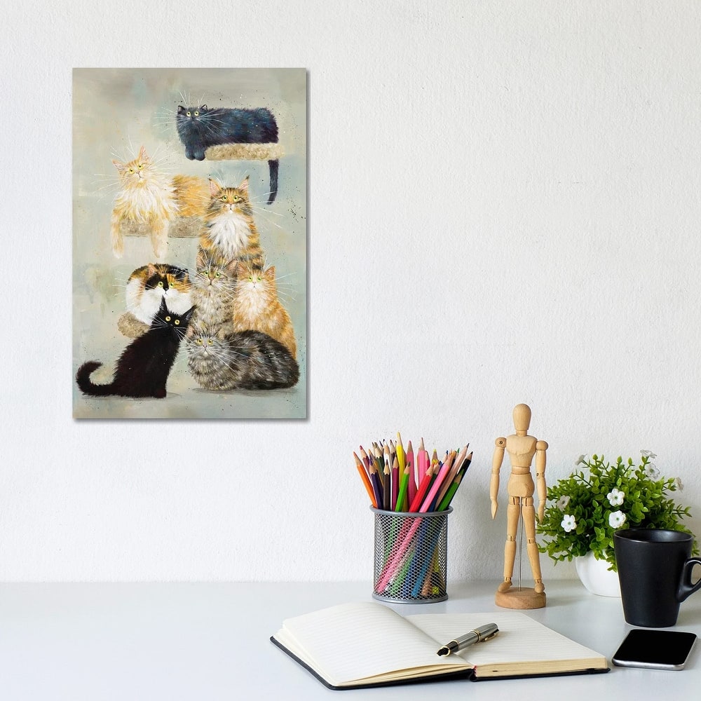 iCanvas "The Haynes Cats" by Kim Haskins Canvas Print