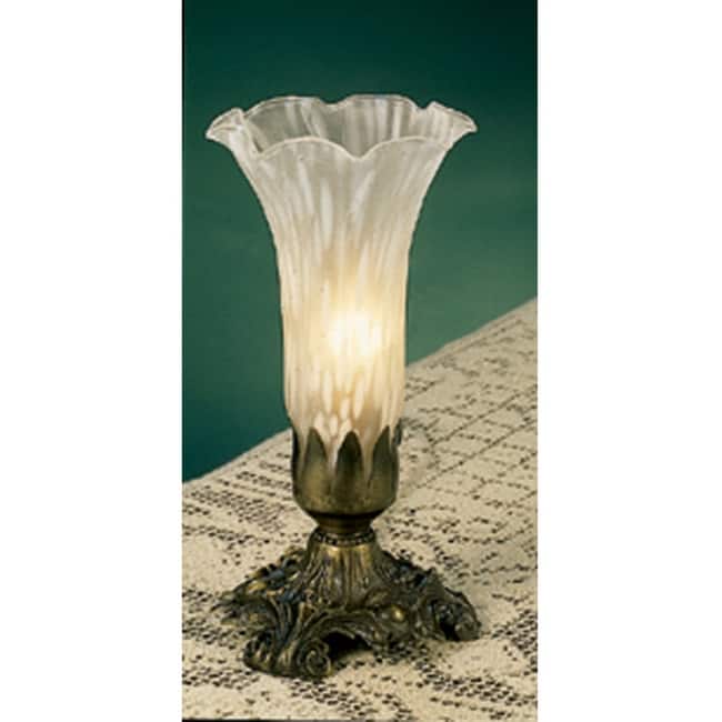 Meyda Tiffany Stained Glass / Tiffany Accent Specialty Table Lamp from - White
