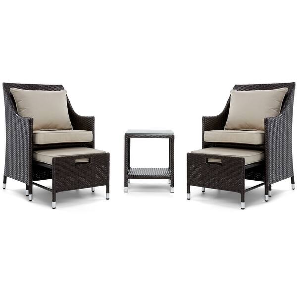 Shop Serta Laguna Outdoor 5 Piece Set Overstock 23005298