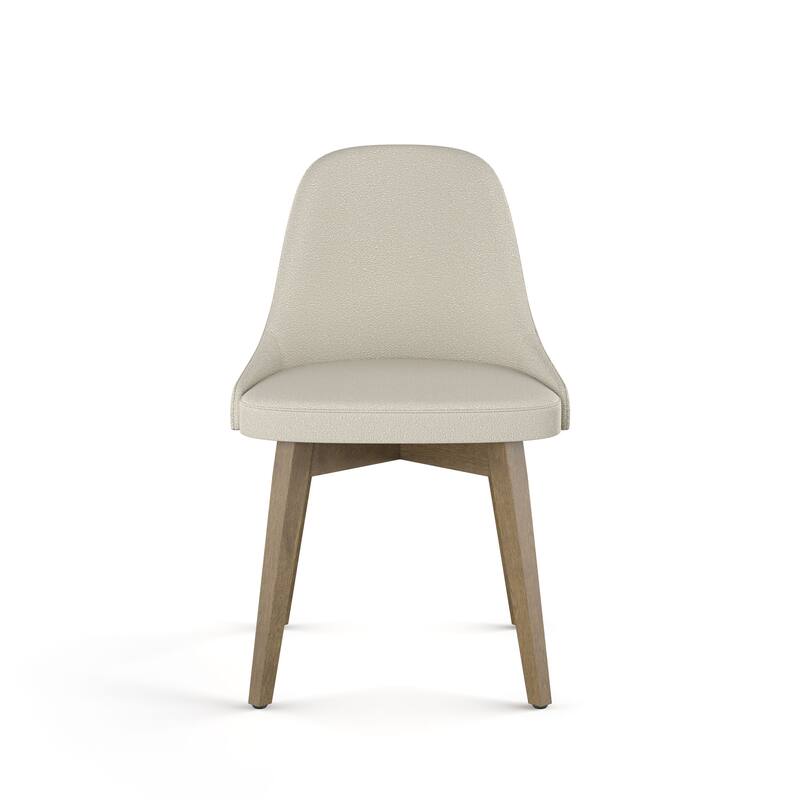 Amisco Hadley Upholstered Dining Chair with Solid Wood Legs