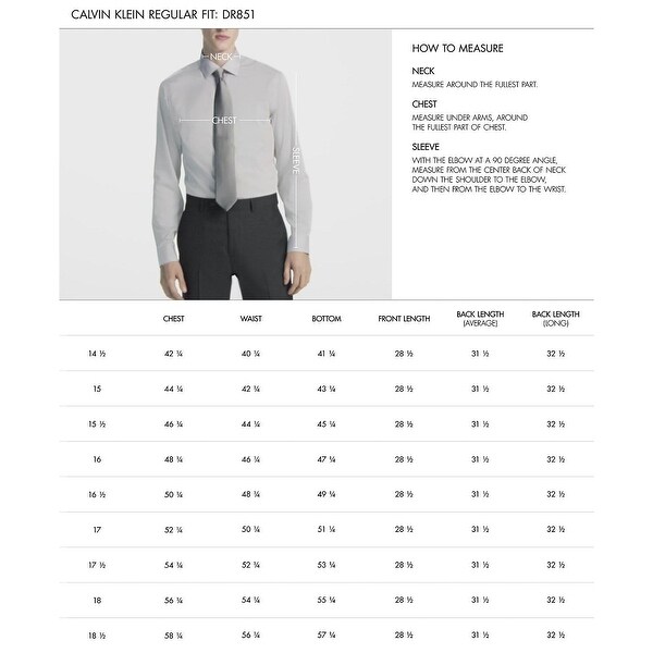 calvin klein x fit dress shirt