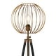 preview thumbnail 5 of 6, Parry Industrial Metal Tripod Floor Lamp in Antique Brass Finish