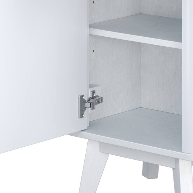 68" H Tall Bathroom Storage Cabinet with Adjustable Shelves and One Drawer & Door, Storage Cabinet for Bathroom, Living Room