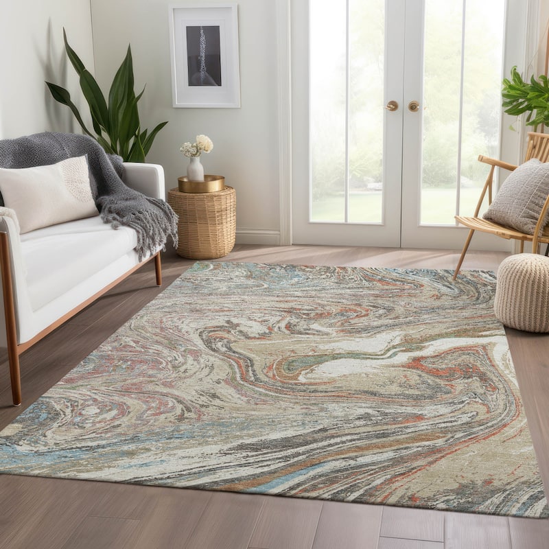 Premium Washable Super Soft Abstract Flow Mayfield Rug