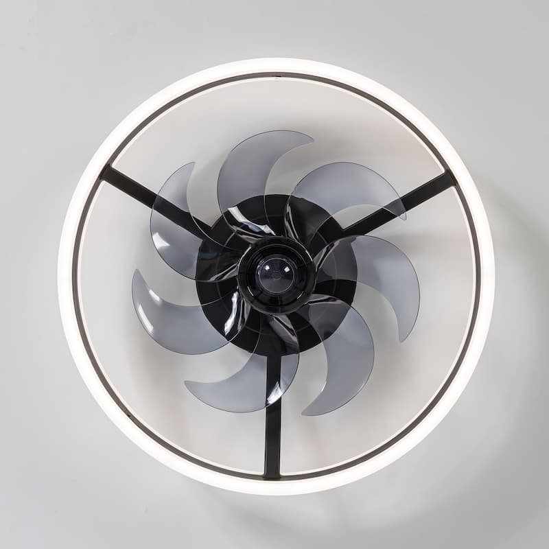 20"/23" Low Profile Dimmable Smart Ceiling Fan with Lights and Remote(6/7 ABS Blades)
