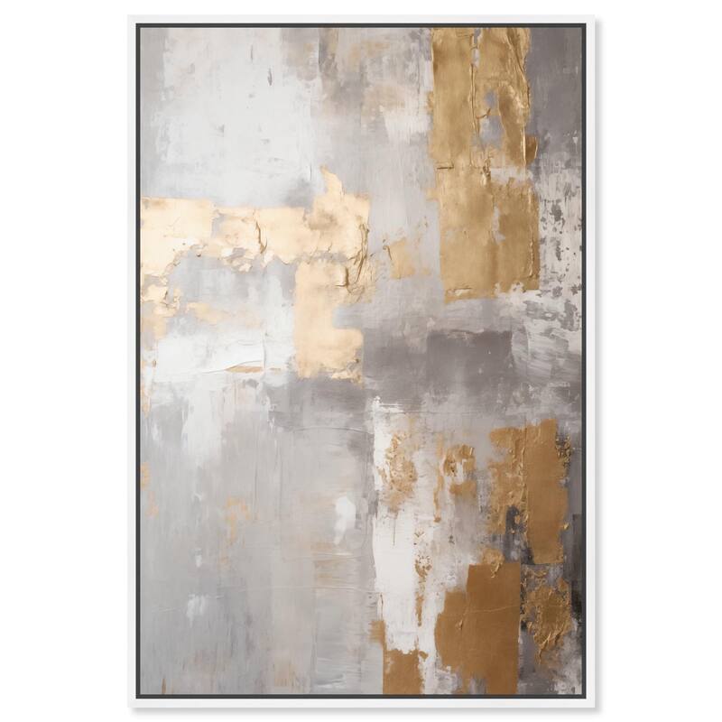 Woven Reminiscence II Canvas by Art Remedy - White - 20" x 30"