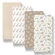 preview thumbnail 1 of 4, The Peanutshell Safari Neutral Bassinet Sheets for Newborn Baby Boy and Baby Girl, 4 Pack Set