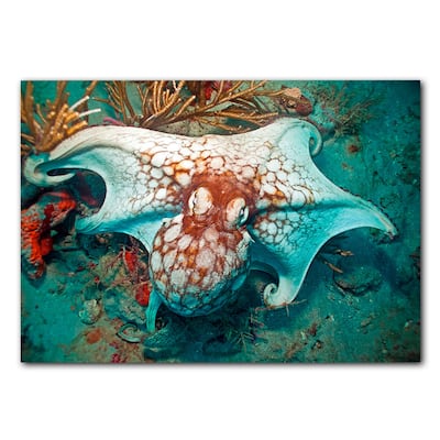 Ready2HangArt 'Octopus' Wrapped Canvas Wall Art