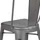 preview thumbnail 12 of 22, Distressed Metal Indoor/ Outdoor 24-inch Counter Stools (Set of 4)
