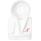 preview thumbnail 42 of 78, Sweet Kids 100% Polyester SUPER PLUSH Double Brushed Hooded Bathrobe with Pink Script Monogram N - Large