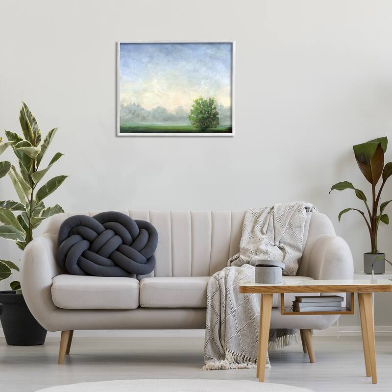 Stupell Serene Morning in Countryside Framed Giclee Art Design By Ashley Davis