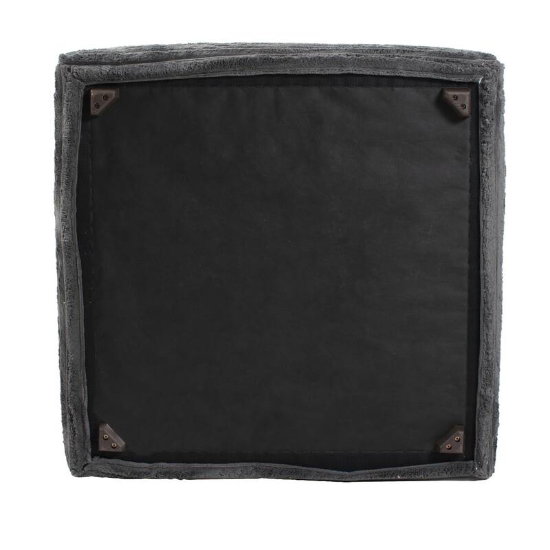 Universal Square Ottoman Shar Pei White