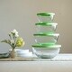 preview thumbnail 3 of 4, Libbey Baker's Basics 4-Piece Glass Mixing Bowl Set with Plastic Lids, Multi-Size