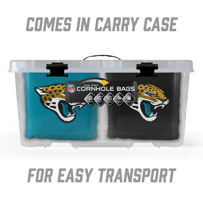 Jacksonville Jaguars NFL Dual Sided Pro Stop & Slide Cornhole Bags