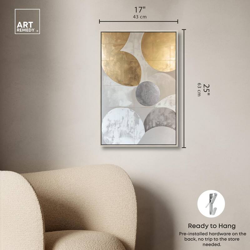 Golden Sequence II Canvas by Art Remedy