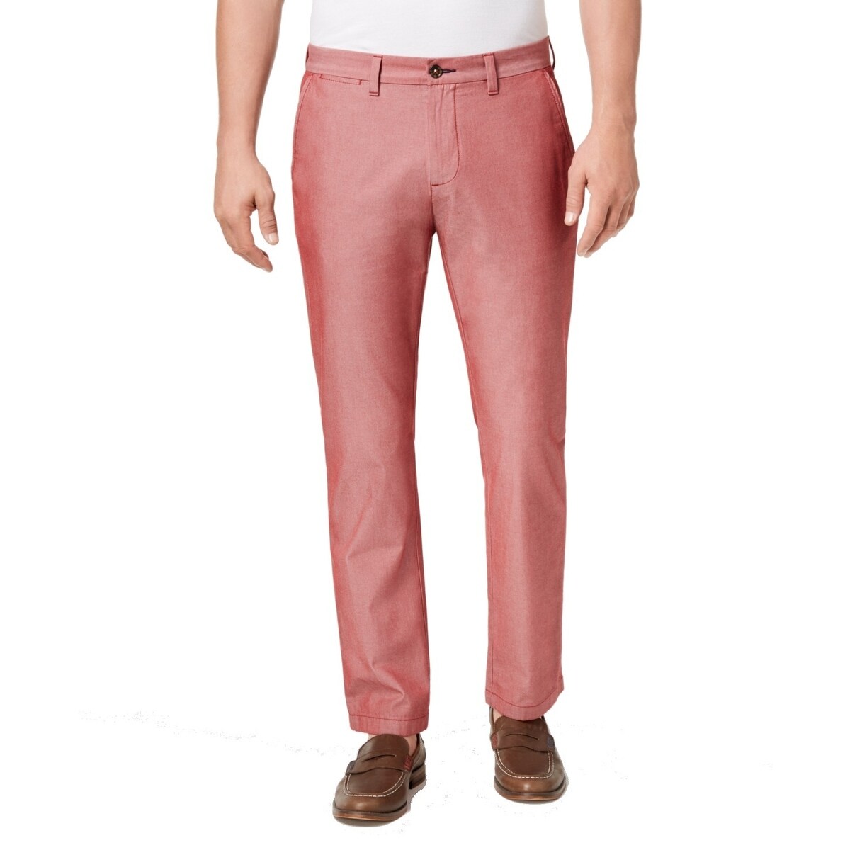 tommy hilfiger red chinos