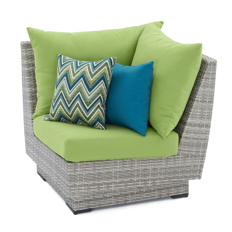 Cannes 4 Piece Sunbrella Outdoor Patio Sectional & Table