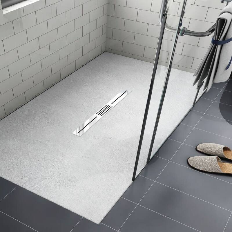 Transolid FZS6048C 59-1/8" x 47-1/2" Rectangular Shower Base with
