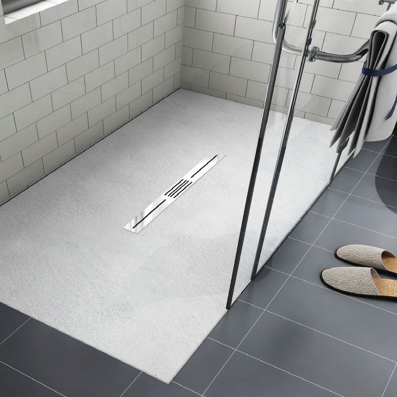 Transolid FZS7248C 70-7/8" x 47-1/2" Rectangular Shower Base with
