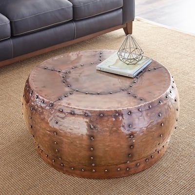 Steve Silver Chatra Antiqued Round Coffee Table