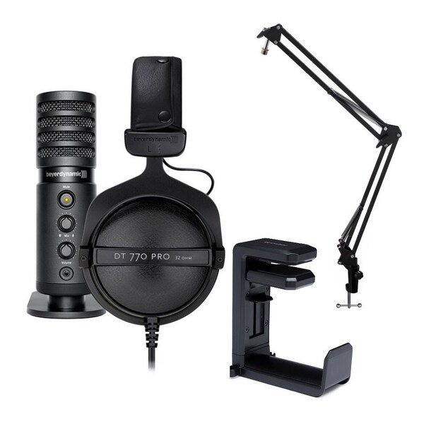 Beyerdynamic CREATOR PRO Bundle w/ DT 770 PRO Headphones & FOX USB Mic. Opens flyout.