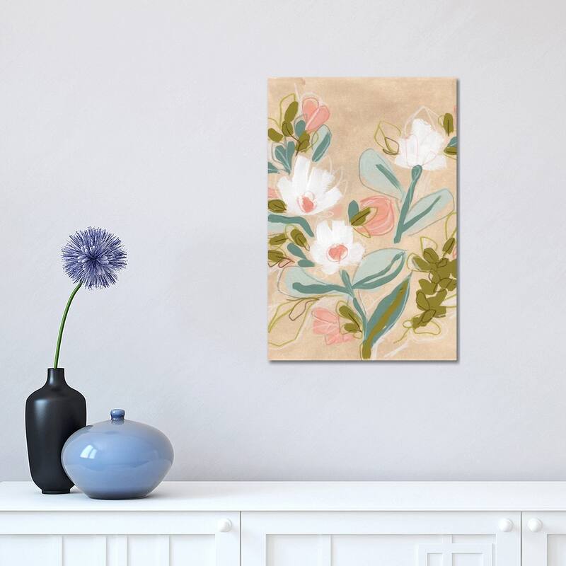 iCanvas "Spring Sketch III" by June Erica Vess Canvas Print - 18x12x1.5
