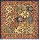 preview thumbnail 48 of 50, SAFAVIEH Handmade Heritage Lyra Traditional Oriental Wool Rug 6' Square - Multi/Burgundy - Square