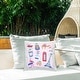 preview thumbnail 3 of 4, Stupell Global Travel Ornaments Printed Outdoor Throw Pillow Design by Krissy Mast