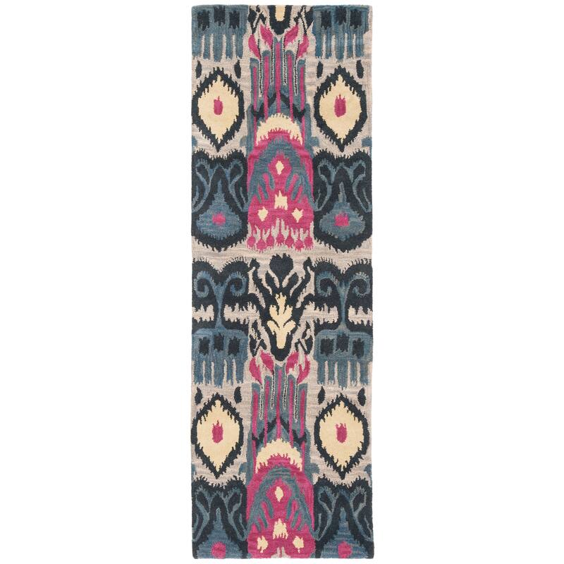 SAFAVIEH Handmade Ikat Cecelia Modern Wool Rug