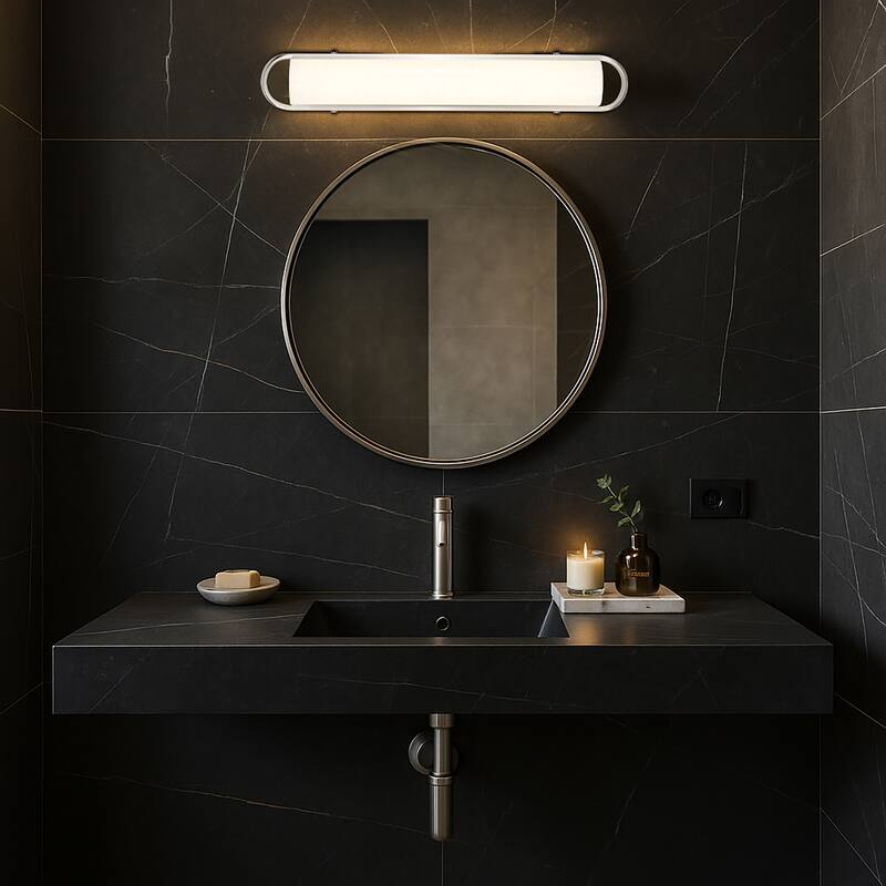 Velano 24 Inch LED Vanity Brushed Nickel Finish - Brushed Nickel