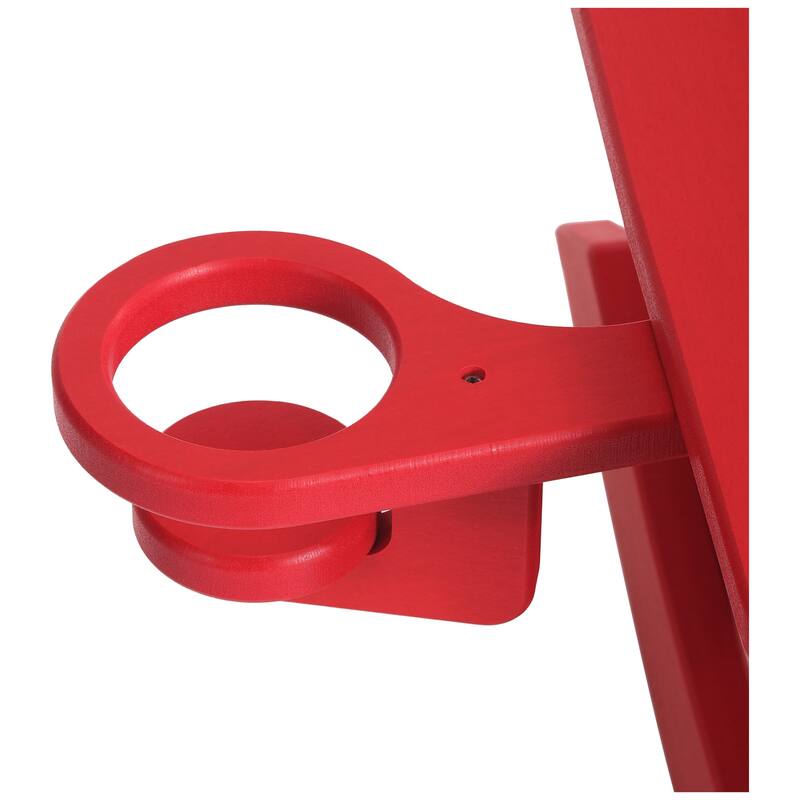 Laguna Kids Outdoor Poly Adirondack Rocking Chair with Side Table 3-Piece Set