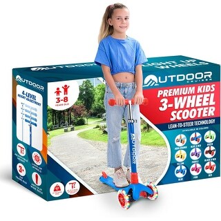 scooter sct153 3点セット Scotti GLOW - 3-wheel lean-to-steer scooter with light-up