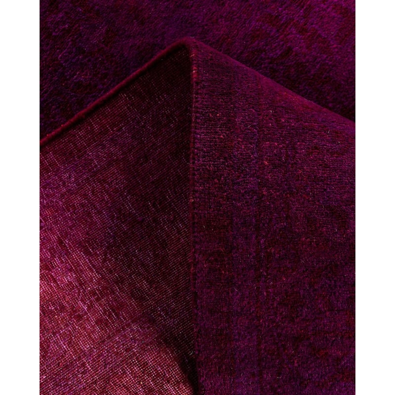Fine Vibrance One-of-a-Kind Hand-Knotted Runner Rug - Pink, 2' 7" x 11' 9" - 2' 7" x 11' 9"