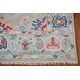 Grey Oushak Oriental Area Rug Handmade Bedroom Wool Carpet - 8'0