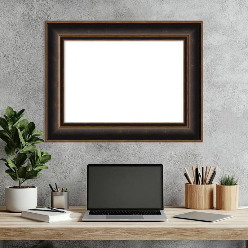 Amanti Art Villa Oil Rubbed Bronze Framed Dry Erase Magnetic Board