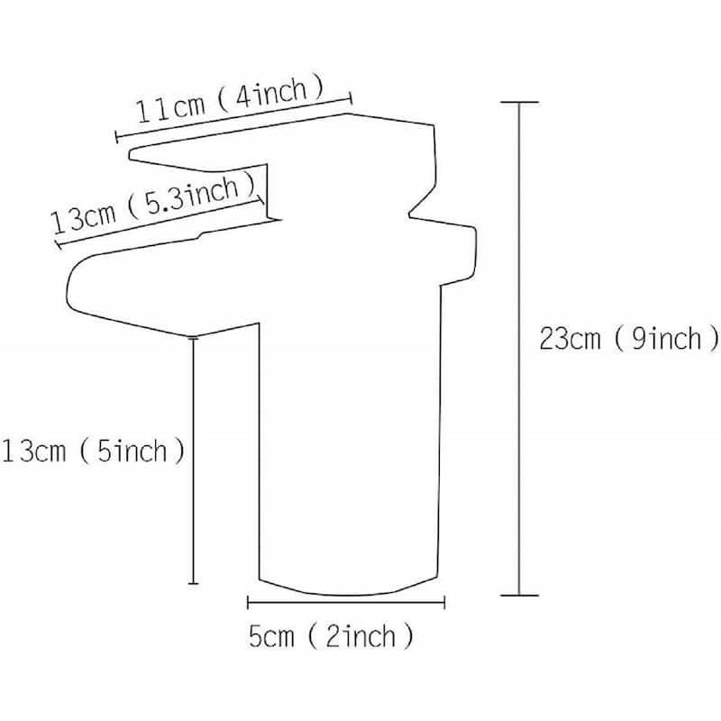 Modern Single Handle Single Hole Bathroom Sink Faucet with Anti Corrosion, Anti Rust, Anti Stain and Scratch