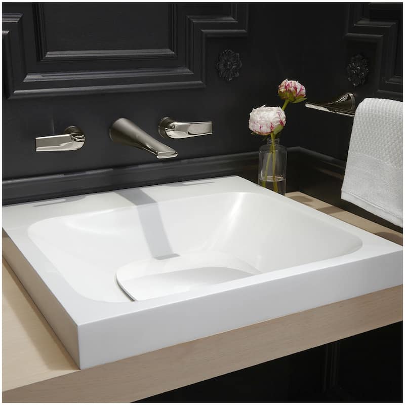 DXV DXV Modulus 1.2 GPM Wall Mounted Widespread Bathroom Faucet