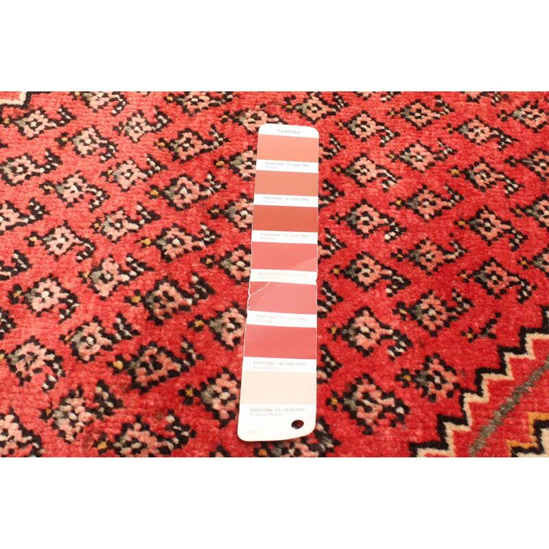 ECARPETGALLERY Hand-knotted Andelz Red Wool Rug - 4'0 x 6'4