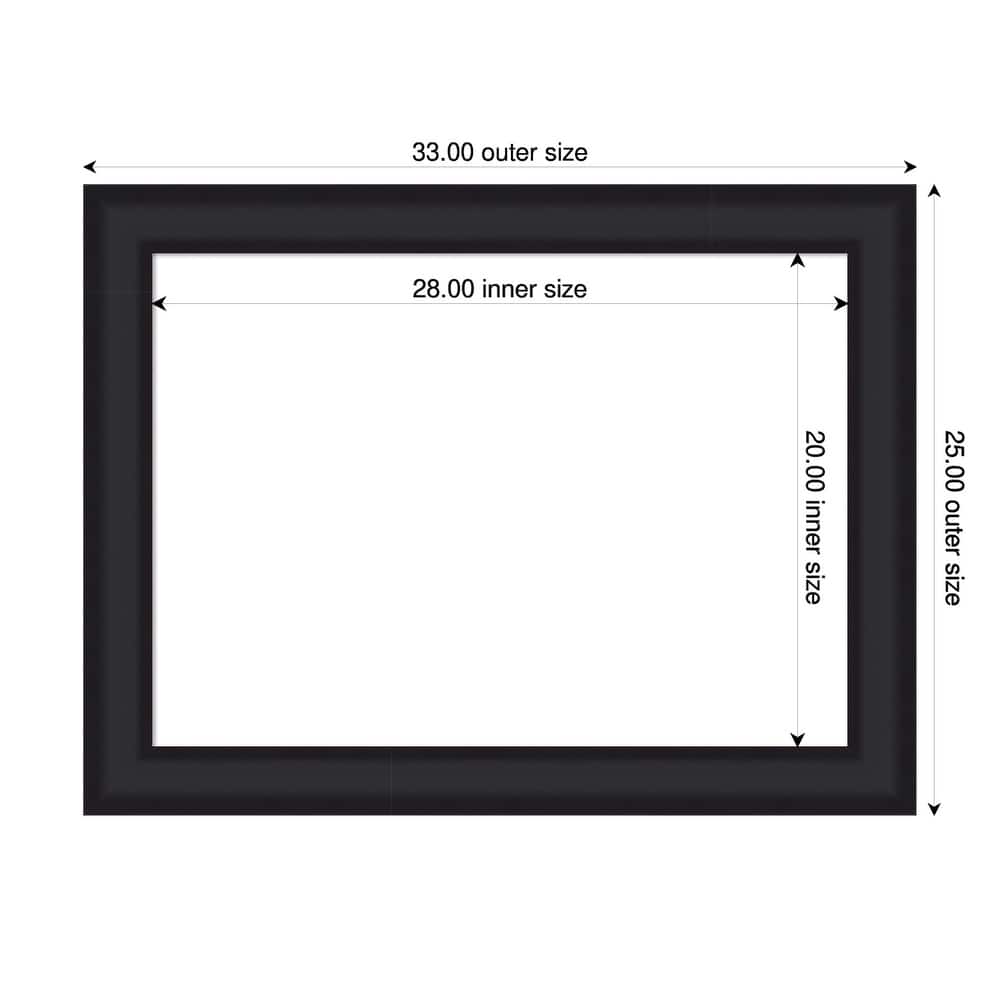 Oliver Framed Dry Erase Magnetic Board
