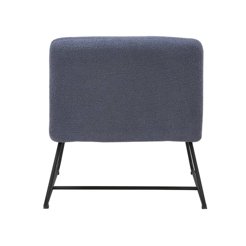 Porthos Home Sela Accent Chair, Fabric Upholstery, Steel Sled Legs