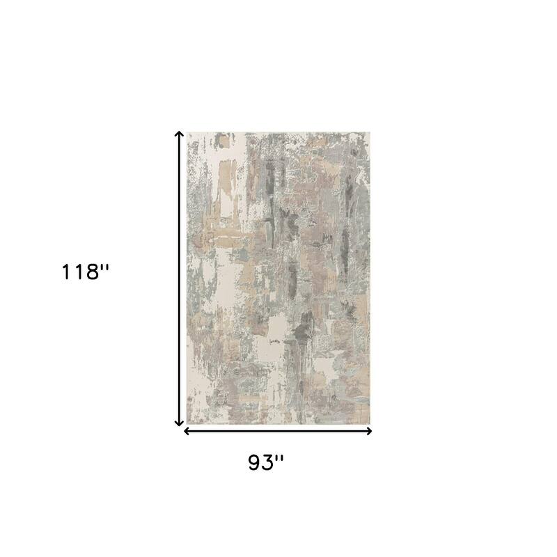 Daho Abstract Modern Woven Area Rug By HomeRoots