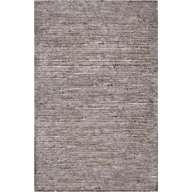 Hand-woven Dan Solid Viscose Area Rug