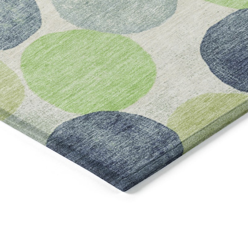 HomeRoots Geometric Transitional Rectangle Outdoor Rug