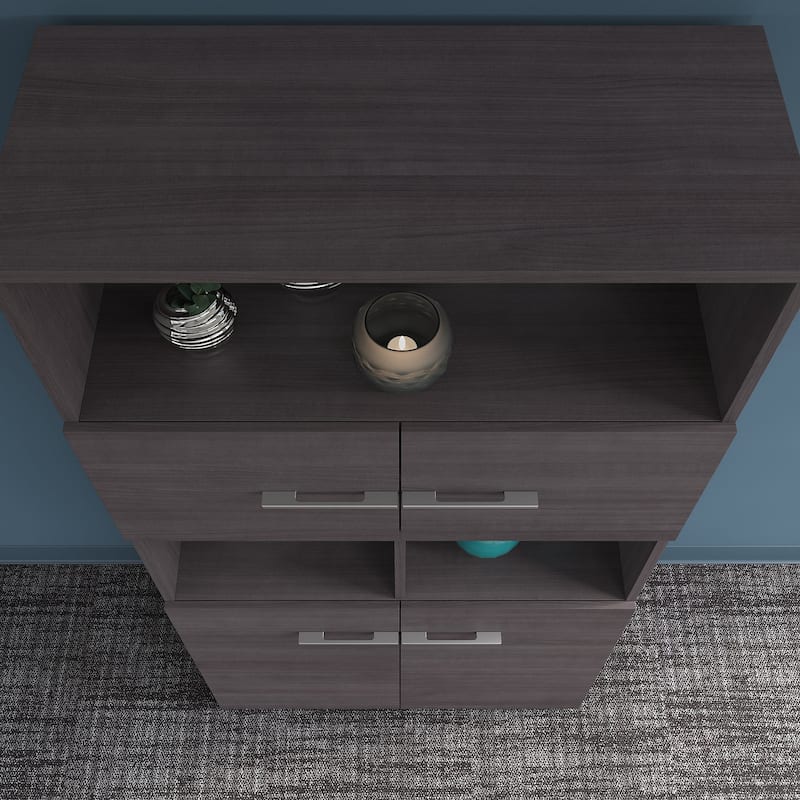 Office 500 5-shelf 4-door Bookcase by Bush Business Furniture