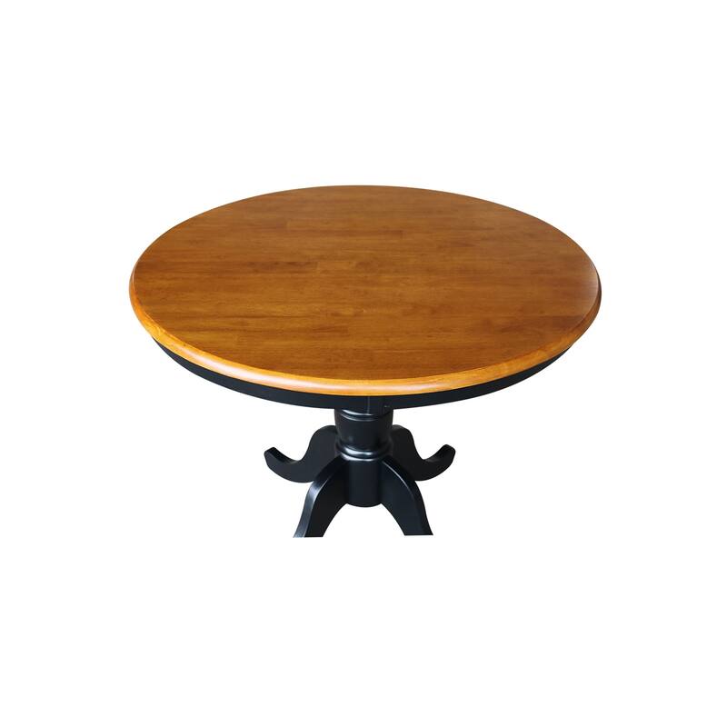 Copper Grove Karl 36-inch Round Top Pedestal Table - 29.1"H