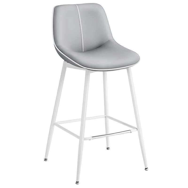Contemporary Set of 2 Bar Stools - Stylish Seating Solution for Home