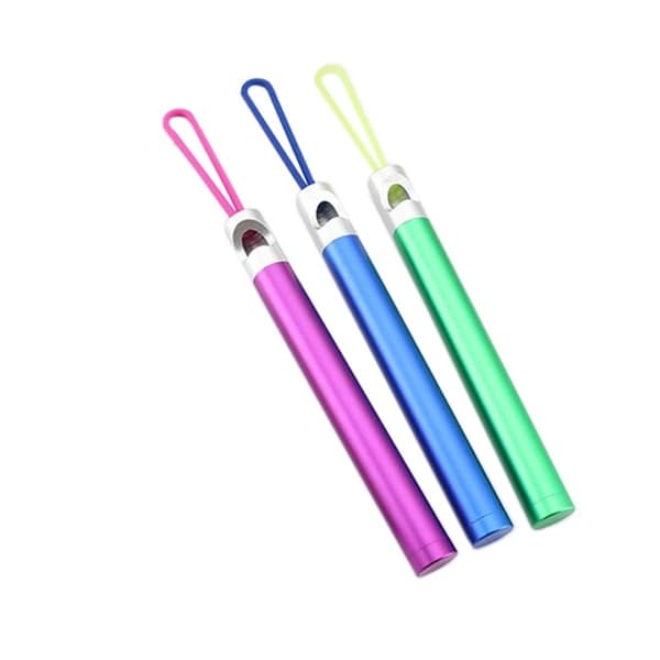 Stainless Steel Collapsible Reusable Straw with Bottle Opener. Opens flyout.