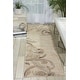 preview thumbnail 3 of 16, Nourison Maxell Abstract Ombre Damask Floral Botanical Area Rug 2'2" x 7'6" Runner - Mocha - Runner/Rectangle