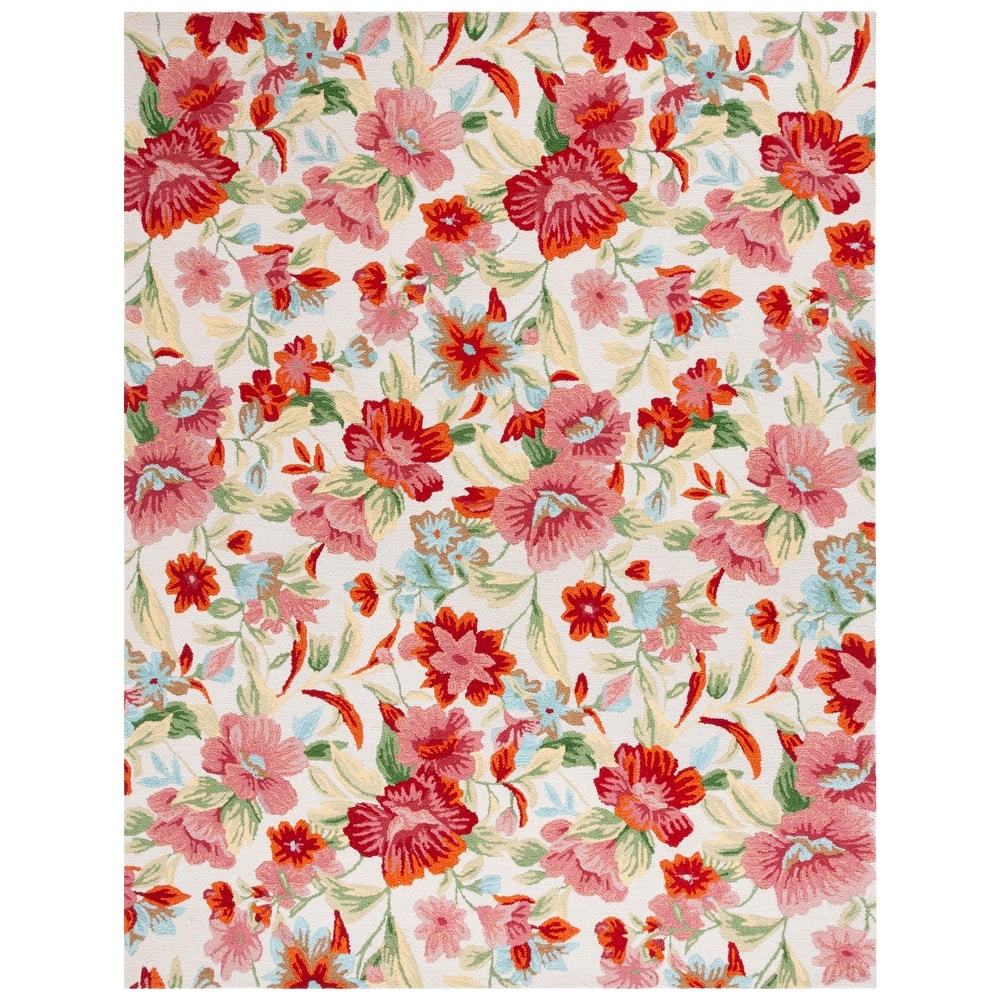SAFAVIEH Handmade Easy Care Ilvi French Country Floral Rug